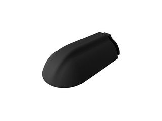 Конёк начальный/конечный MLADOST MIDETERAN PRO black matt engobe