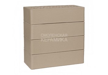 Кирпич лицевой керамический ЛСР Серый гладкий, 1НФ 4