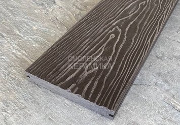 Террасная доска Latitudo Solid полнотелая 150x21x3000 мм, Венге 2