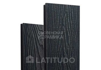 Террасная доска Latitudo 3D-Wood, 150х24х4000 мм, Графит 1