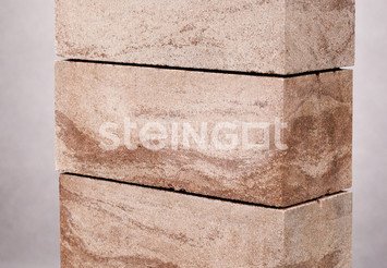Блок заборный STEINGOT 500x200x200 мм, Травертин (Travertin) 3