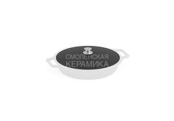 Крышка алюминиевая (ПолиДекор) для сковороды 6л Ø 377мм 1