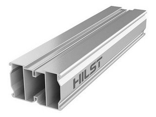 Алюминиевая лага HILST 60x40x4000 мм с 2-я доп. ребрами жесткости