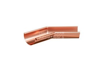 Угол желоба 135° внутренний /наружный (2) 125, AQUASYSTEM (Медь) 1