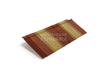 Композитная черепица Metrotile IPANEL Терракотово-жёлтый 1