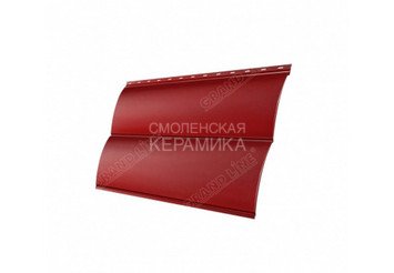 Сайдинг GL PurPur Блок-хаус 0,5мм красный матовый 2