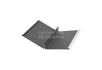 Ендова специальная 232х60,5х60,5х232мм ((Длина 2.00м) AQUASYSTEM PE Rooftop Бархат Zn 180 2