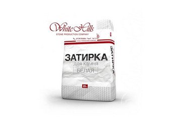 Затирка швов для камня и плитки White-Hills, Белая 25 кг 1