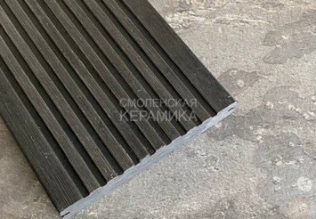 Террасная доска Latitudo Solid-152 полнотелая 152x20x3000 мм, Графит 3