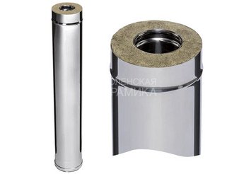 Сэндвич 1,0 м (AISI 430/0,8мм + нерж.) Ф130х200, Ferrum HF 30-50 1