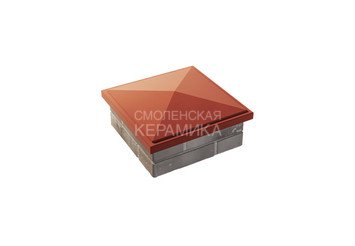 Колпак Zking BONAmono 385х385мм, 400х400мм красный 1