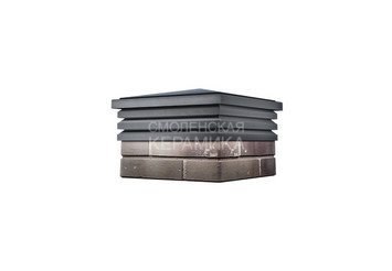 Колпак Zking Bona 385 х 385 с посадкой на 1,5 кирпича серый 2