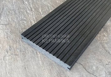 Террасная доска Latitudo Solid полнотелая 150x21x3000 мм, Графит 3