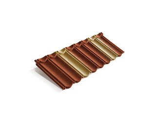 Композитная черепица Metrotile METROBOND Терракотово-жёлтый