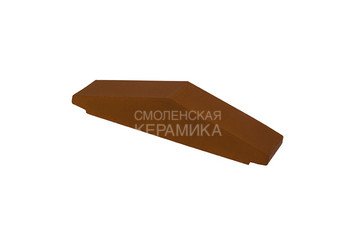 Дополняющий профильный кирпич узкий ZG Clinker К30 красный 1