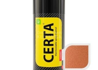 Краска-аэрозоль термостойкая Церта медная (520мл) (12шт.уп.) +750гр. (12шт/уп) 1