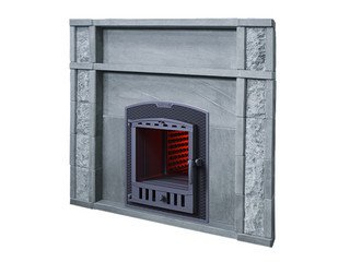 Портал для банной печи из камня Талькохлорит Premium