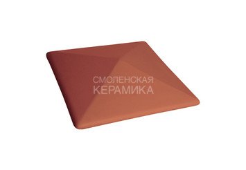 Керамическая шляпа King Klinker 310х310 рубиновый красный 1