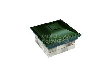 Колпак Zking Monblan 355x355 с посадкой на 1,5 кирпича (0,7нф) зеленый 1