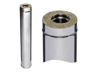 Сэндвич 1,0 м (AISI 430/0,8мм + нерж.) Ф150х250, Ferrum HF 30-50