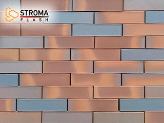 Кирпич облицовочный СТРОМА, 1,4НФ Flash Flame гладкий