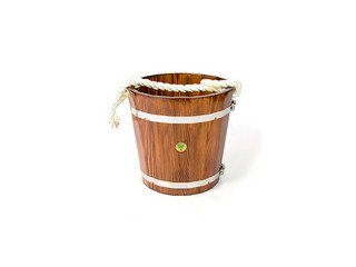 Ведро BentWood лиственница МОРЕНОЕ, 15л (12л)