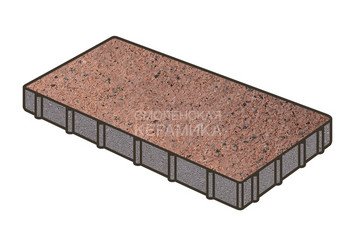 Тротуарная плитка Готика, Плита Premium Gold, 600x300x60 мм, цвет Голд 15 1