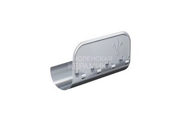 Ограничитель перелива прямой L=0,40м. 90, AQUASYSTEM (Оцинковка) 1