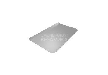 Лист предтопочный НЕРЖ 800х980х0,5мм (R75) 1