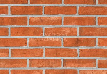 Печной кирпич ручной формовки LODE Sencis, 290х140х75, красный 1