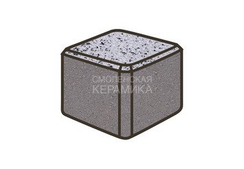 Тротуарная плитка Готика, Куб Premiun Gold, 80x80x80 мм, цвет Голд 3 1